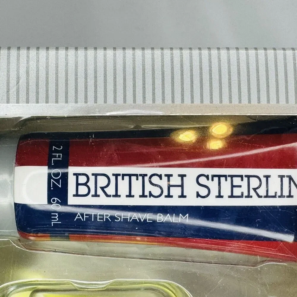 British Sterling Signature Collection 3 Piece Gift Set Cologne After Shave‎ Wash